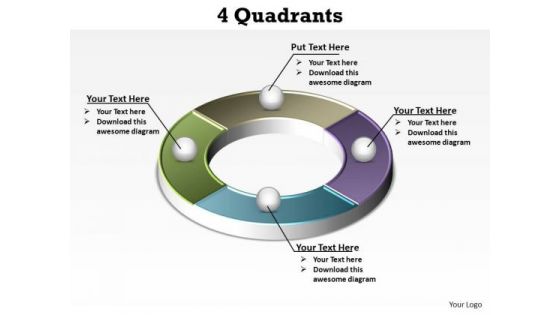 PowerPoint Process Sales Quadrants Ppt Templates