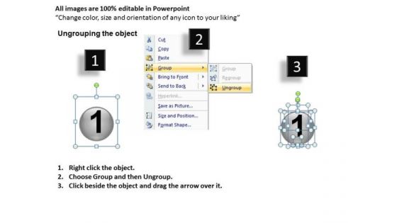 PowerPoint Process Strategy Buttons Icons Ppt Presentation