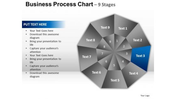 PowerPoint Process Strategy Circular Quadrant Ppt Theme