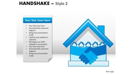 PowerPoint Process Strategy Handshake Ppt Theme