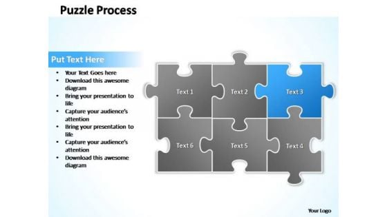 PowerPoint Process Strategy Puzzle Ppt Process