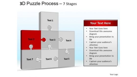 PowerPoint Process Strategy Puzzle Process Ppt Themes