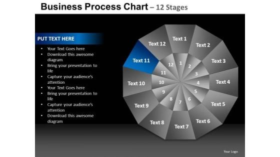 PowerPoint Process Success Chart Ppt Slides