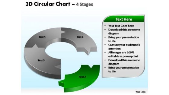 PowerPoint Process Success Circular Chart Ppt Backgrounds