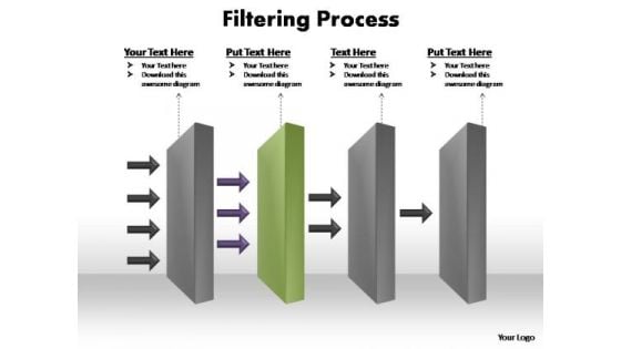 PowerPoint Process Success Filtering Process Ppt Slides