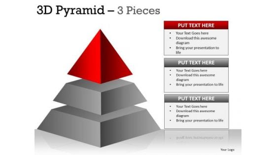 PowerPoint Process Success Pyramid Ppt Templates