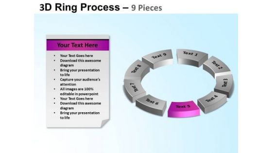 PowerPoint Process Success Ring Process Ppt Template