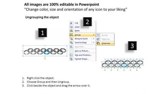 PowerPoint Process Success Rings Ppt Themes