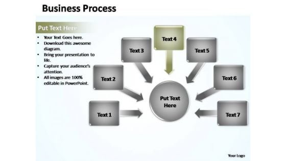 PowerPoint Process Teamwork Business Process Ppt Backgrounds