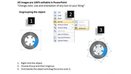 PowerPoint Process Teamwork Contributing Factors Ppt Design