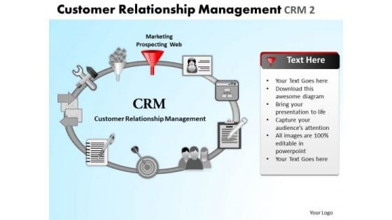 PowerPoint Process Teamwork Relationship Management Ppt Layout