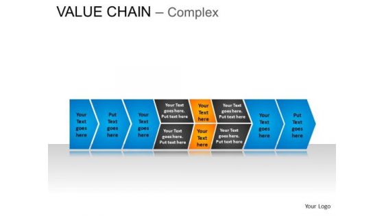 PowerPoint Process Teamwork Value Chain Ppt Theme