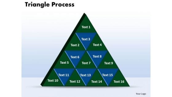 PowerPoint Process Triangle Process Editable Ppt Slide