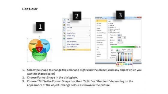 PowerPoint Process Venn Diagram Ppt Design
