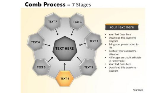 PowerPoint Process Wheel And Spoke Process Ppt Slide