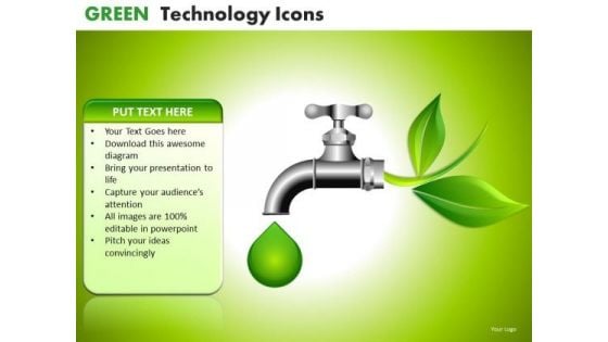 PowerPoint Save Water Environmentally Friendly Water Sources Ppt Slides