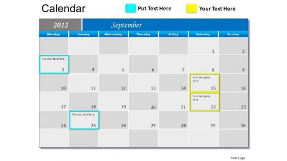 PowerPoint Slide 2012 September Ppt Templates PowerPoint Slide 2012 September Ppt Templates