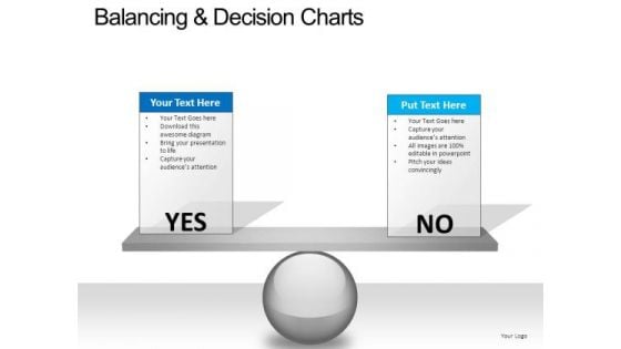 PowerPoint Slide Business Balancing Decision Ppt Template