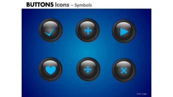 PowerPoint Slide Business Competition Buttons Icons Ppt Process