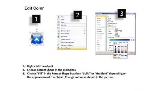 PowerPoint Slide Business Education Buttons Icons Ppt Process