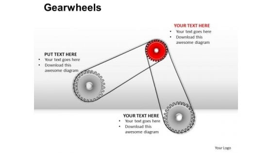 PowerPoint Slide Business Gearwheels Ppt Slide