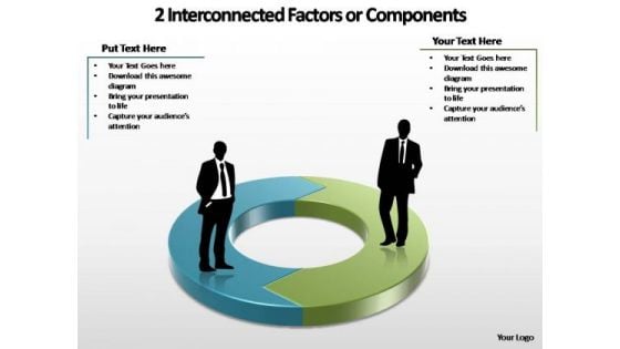 PowerPoint Slide Business Interconnected Ppt Template