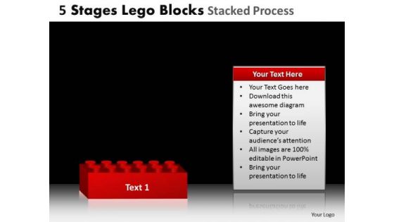 PowerPoint Slide Business Lego Blocks Ppt Slide