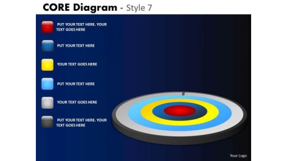 PowerPoint Slide Business Success Targets Core Diagram Ppt Process