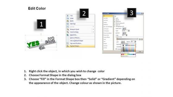 PowerPoint Slide Chart Balancing Decision Ppt Slide