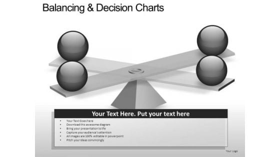 PowerPoint Slide Chart Balancing Decision Ppt Theme