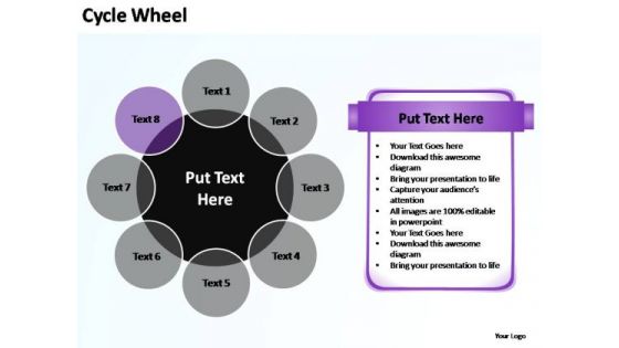 PowerPoint Slide Chart Business Cycle Ppt Backgrounds