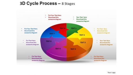 PowerPoint Slide Chart Cycle Process Flow Ppt Designs