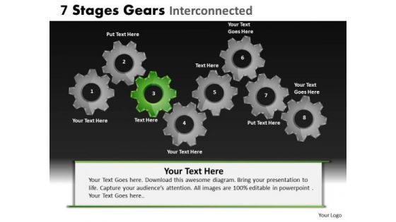 PowerPoint Slide Chart Gears Ppt Theme