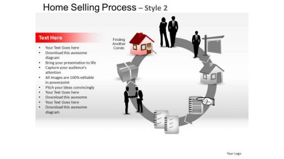 PowerPoint Slide Chart Home Selling Ppt Template