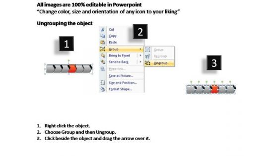 PowerPoint Slide Chart Levels And Marks Ppt Template