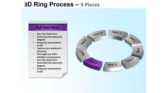 PowerPoint Slide Circle Chart Ring Process Ppt Design