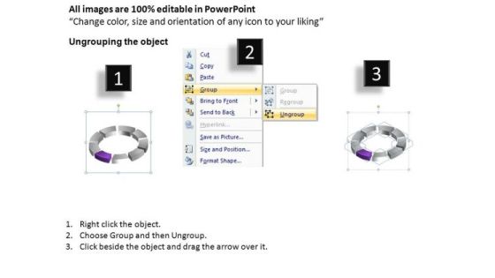 PowerPoint Slide Circle Chart Ring Process Ppt Design Slide02