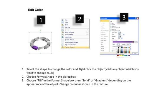PowerPoint Slide Circle Chart Ring Process Ppt Design Slide03