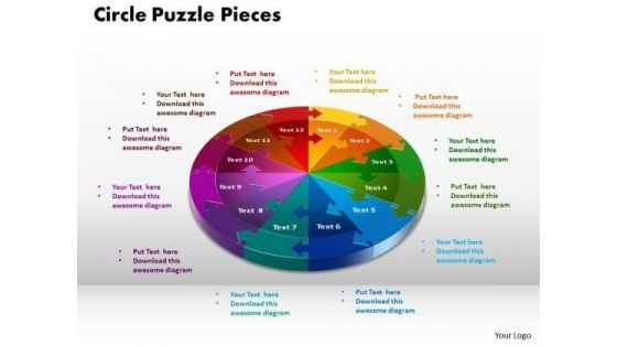 PowerPoint Slide Circle Puzzle Editable Ppt Theme PowerPoint Slide Circle Puzzle Editable Ppt Theme
