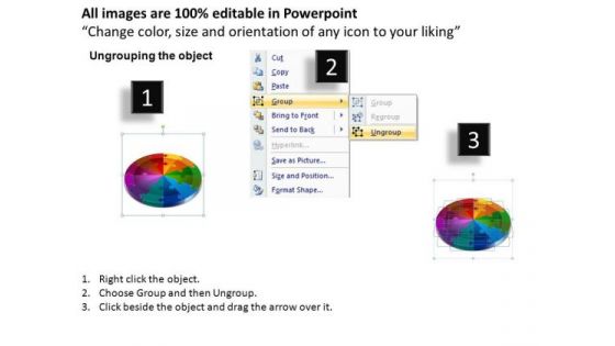 PowerPoint Slide Circular Chart Circle Puzzle Diagram Ppt Slidelayout