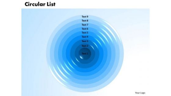 PowerPoint Slide Circular List Marketing Ppt Designs PowerPoint Slide Circular List Marketing Ppt Designs