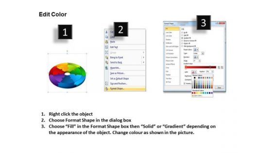 PowerPoint Slide Circular Process Teamwork Ppt Theme