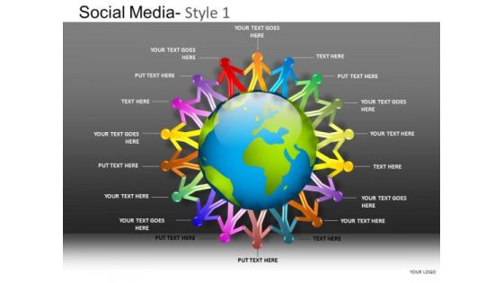 PowerPoint Slide Company Designs Social Media Ppt Layout