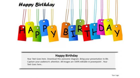 PowerPoint Slide Company Happy Birthday Ppt Slides