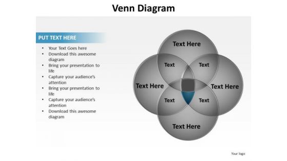 PowerPoint Slide Company Venn Diagram Ppt Template