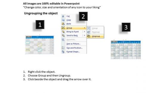 PowerPoint Slide Corporate Success April Calendar 2012 Ppt Slide