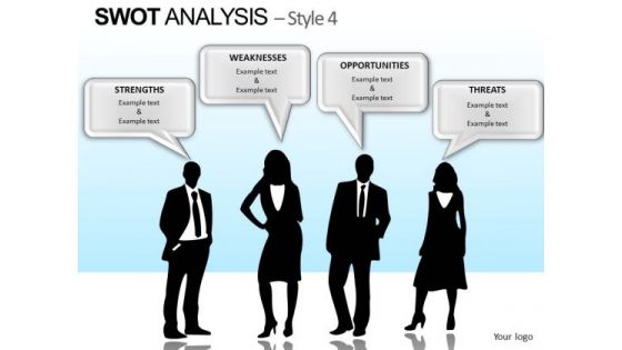 PowerPoint Slide Corporate Teamwork Swot Analysis Ppt Presentation