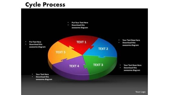 PowerPoint Slide Cycle Process Diagram Ppt Presentation