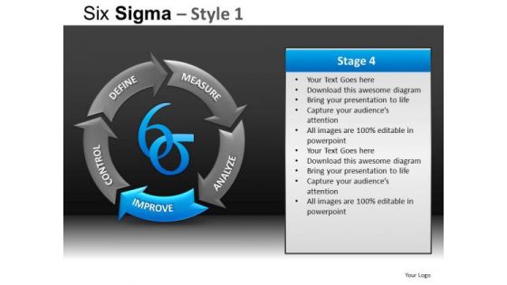 PowerPoint Slide Designs Business Education Six Sigma Ppt Process