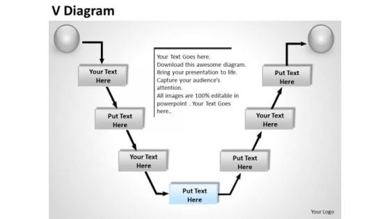 PowerPoint Slide Designs Business V Diagram Ppt Template